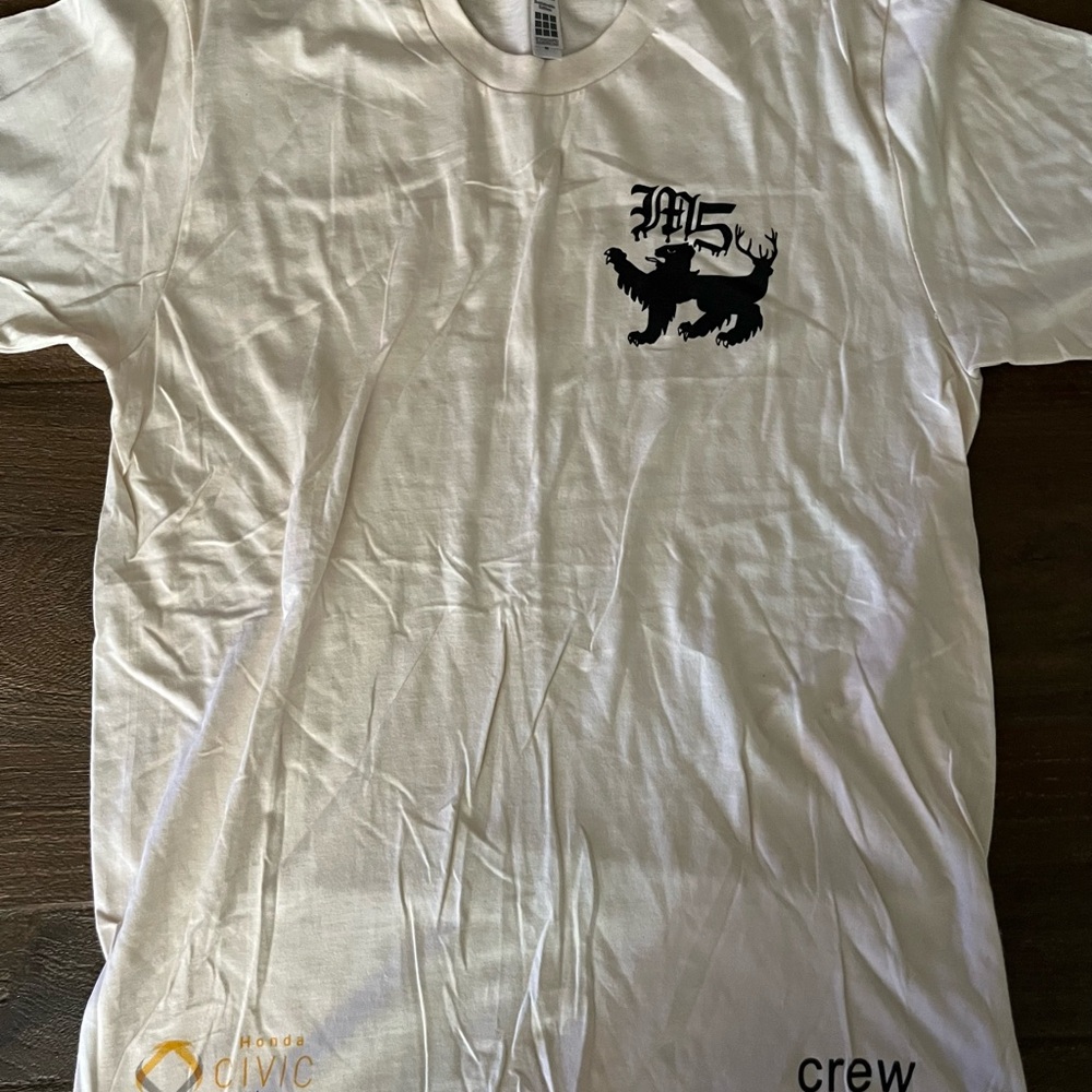 White Graphic Men's T-Shirt